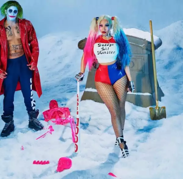 Nicki Minaj and husband Kenneth Petty dress as Joker and Harley Quinn for Halloween (photos)